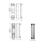 MIT MB-04 Lehimli Tip Plakalı Isı Eşanjör (24 Plakalı)